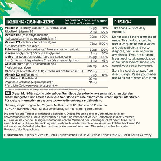 Veganer Multistoffkomplex