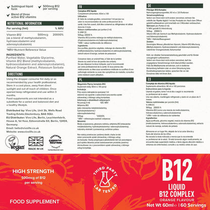 Liquid B12 Komplex Vegan