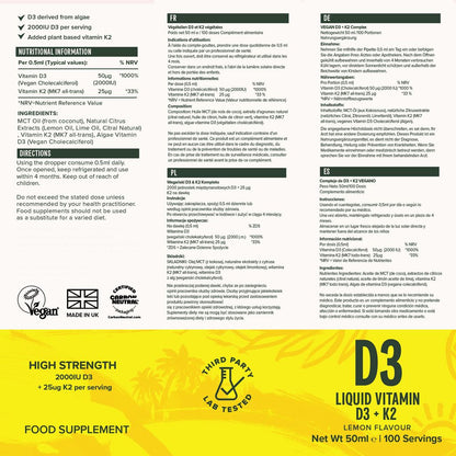 Liquid Vitamin D2 & K2